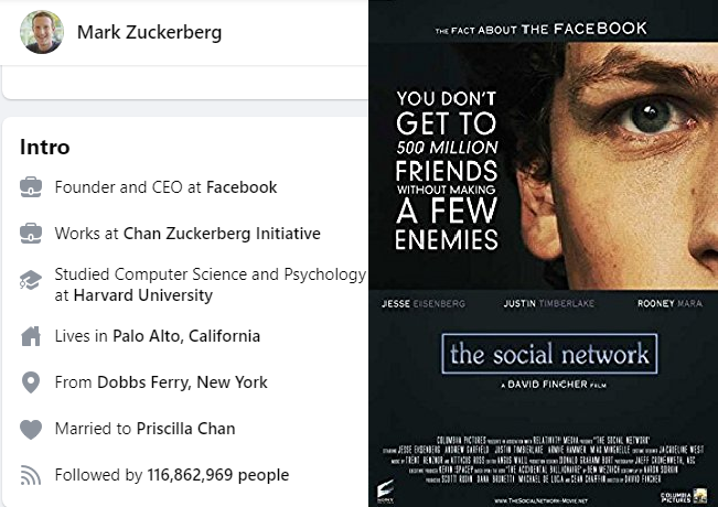 Facebook đã phát triển hơn bao giờ hết được mô tả trong The Social Network