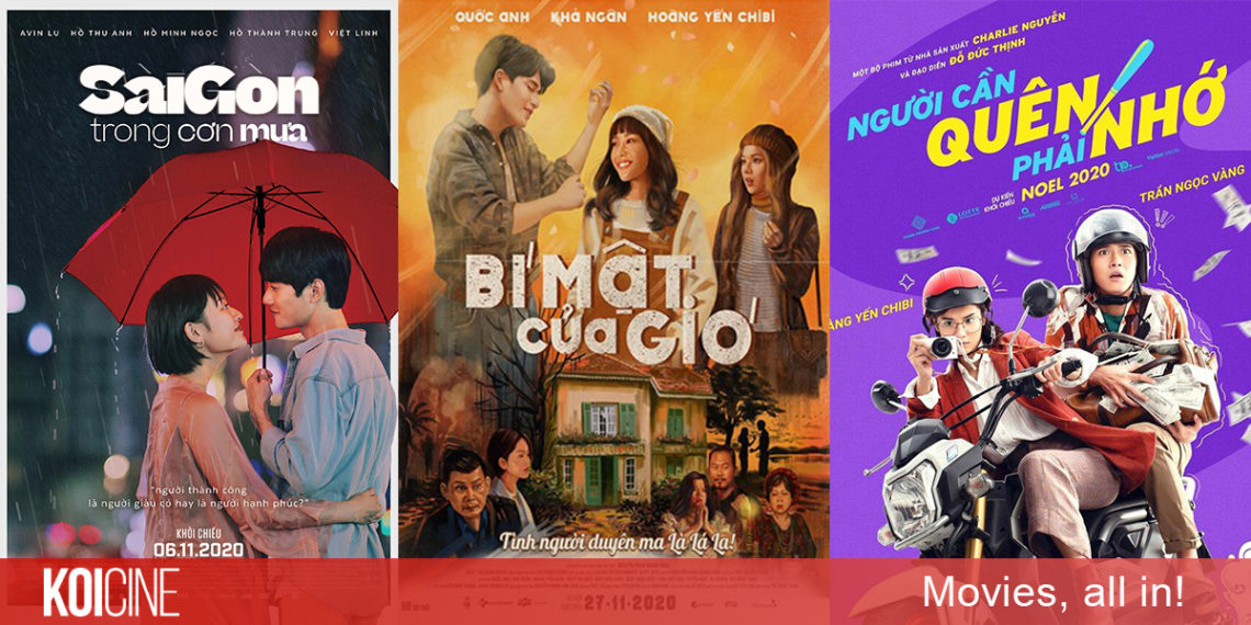 Những bộ phim tình cảm Việt Nam được công chiếu vào năm 2020