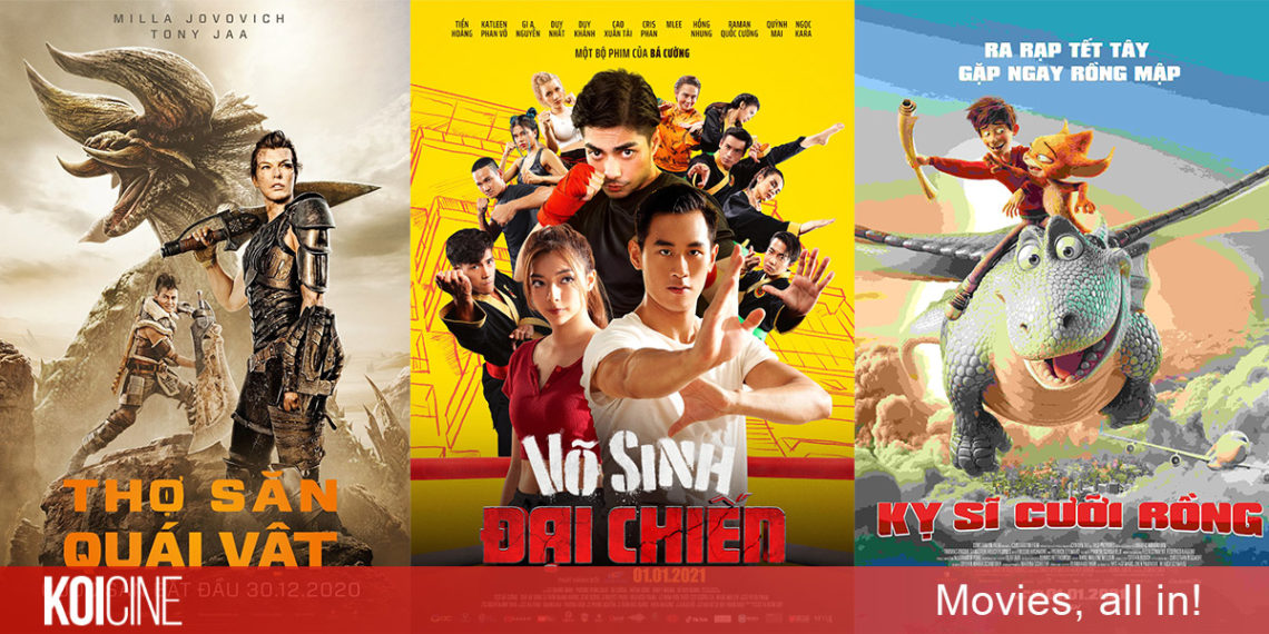 Những bộ phim chiếu rạp được công chiếu vào cuối tuần này [01.01.2021]