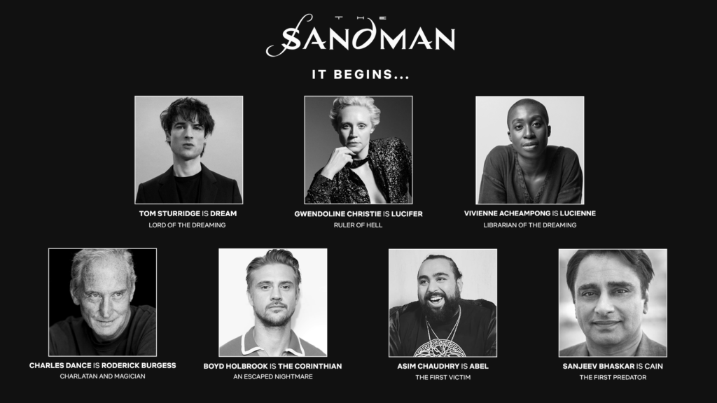 Dàn diễn viên tham gia loạt phim The Sandman - Chúa tể của những giấc mơ trên Netflix