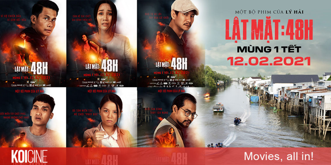 Lật Mặt 48H phim hành động Tết giới thiệu các nhân vật, hé lộ vai diễn bí ẩn của Lý Hải