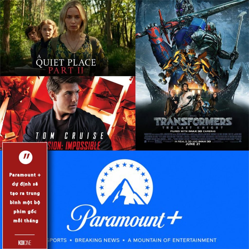 Paramount+ dự định sẽ tạo ra thêm nhiều nội dung mới mỗi tháng