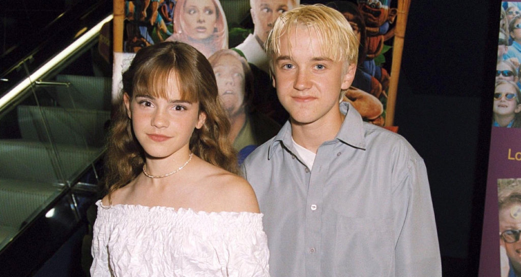 Tom Felton và Emma Watson lúc nhỏ khi tham gia Harry Potter