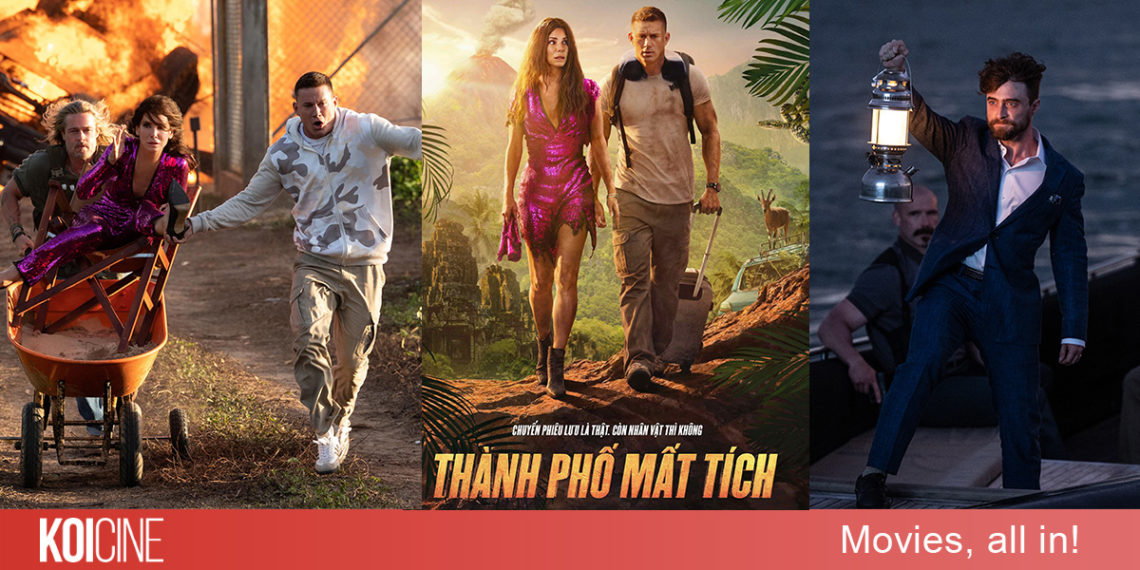 Thành Phố Mất Tích – The Lost City rom-com, phiêu lưu hành động mới của Sandra Bullock, Channing Tatum và Daniel Radcliffe
