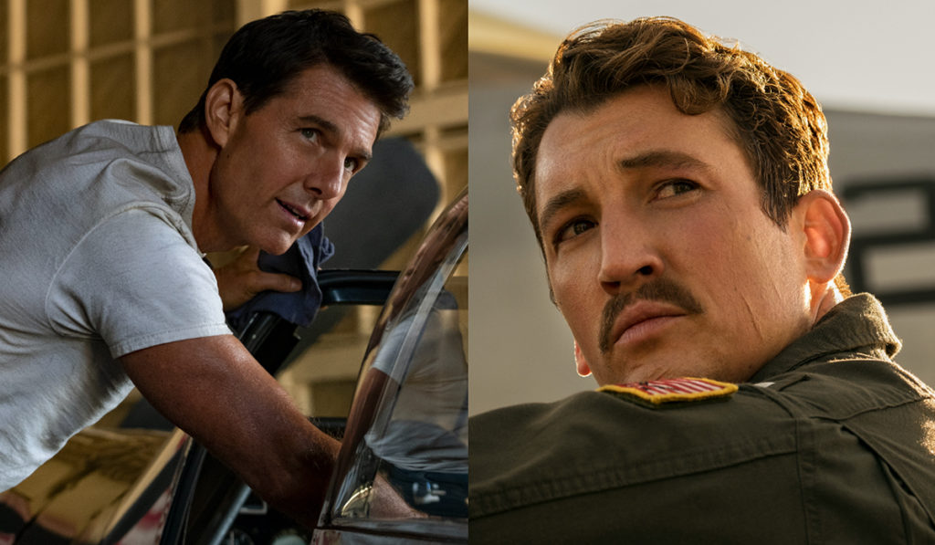 Tom Cruise và Miles Teller trong Top Gun: Maverick