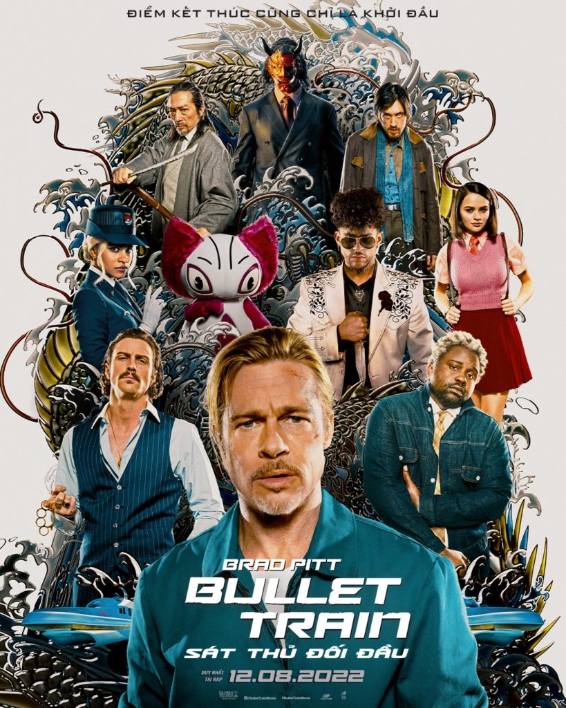 Poster phim Bullet Train: Sát Thủ Đối Đầu
