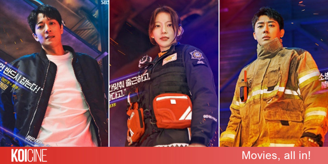 The First Responders sự kết hợp của bộ ba cảnh sát, lính cứu hỏa và đội y tế&nbsp;