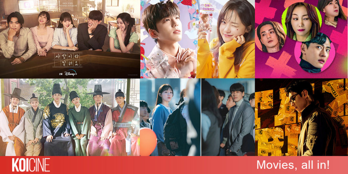 8 bộ phim Hàn Quốc phát sóng trong tháng 2 năm 2023