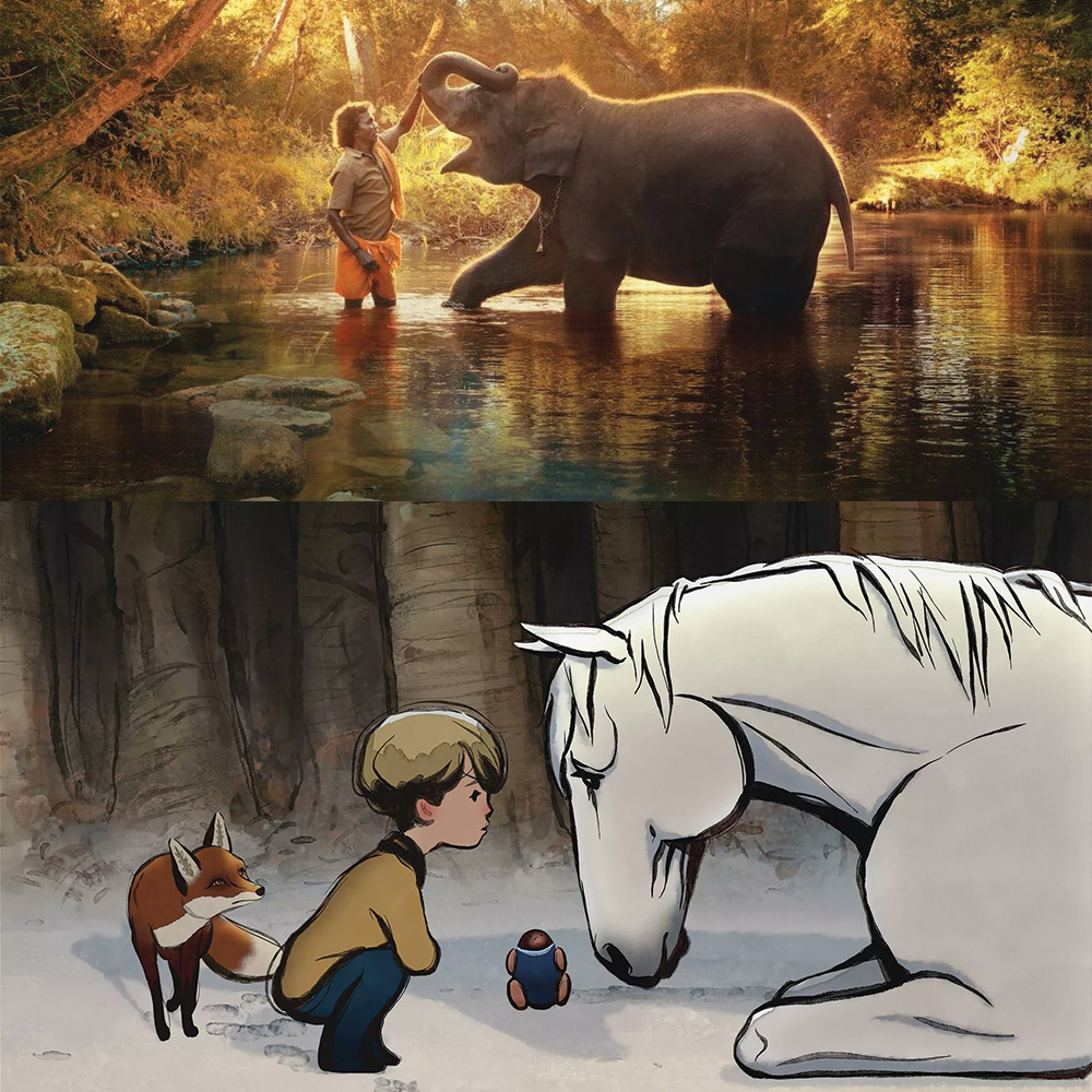 The Elephant Whisperers và The Boy, the Mole, the Fox, and the Horse