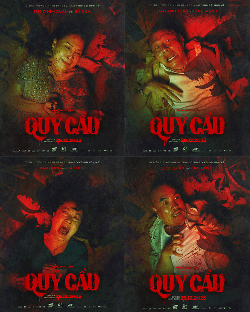 Poster các nhân vật trong phim Quỷ Cẩu