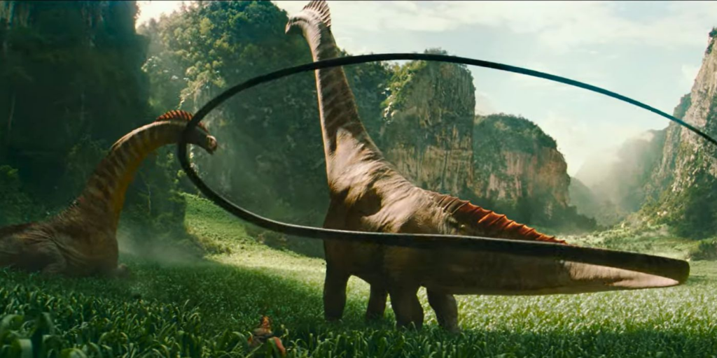 Một cảnh trong trailer Jurassic World Rebirth