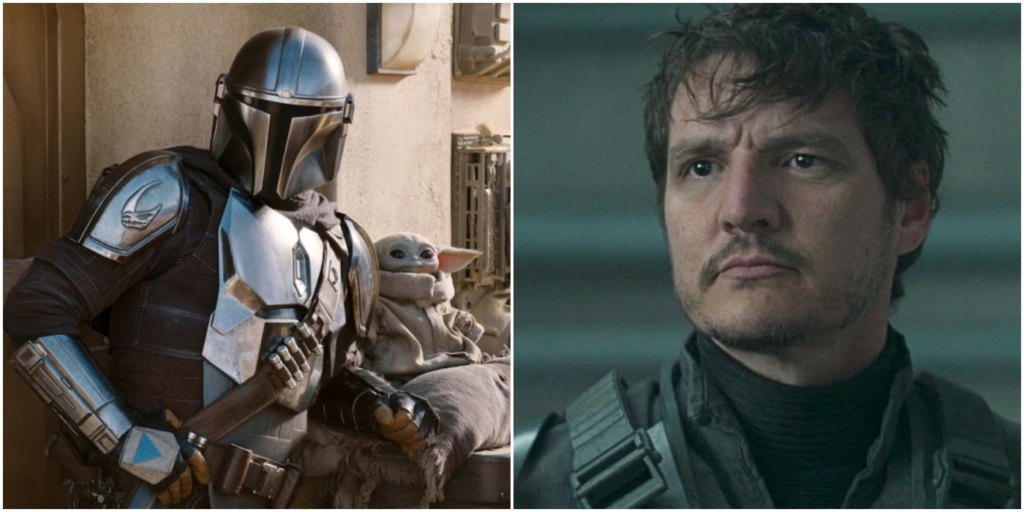 Pedro vào vai Din Djarin trong The Mandalorian
