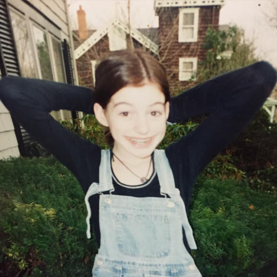 Anne Hathaway lúc nhỏ
