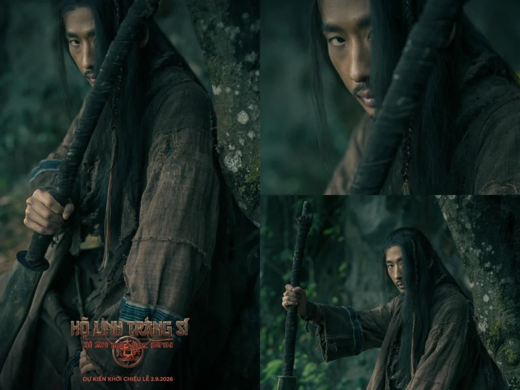 Tạo hình nhân vật của Tuấn Trần trong "Hộ Linh Tráng Sĩ"