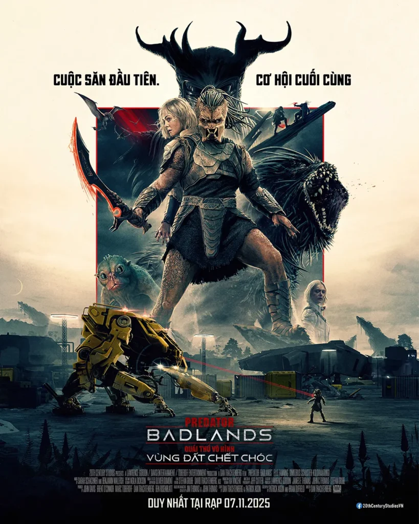 Poster Quái Thú Vô Hình: Vùng Đất Chết Chóc (Predator: Badlands)